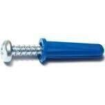 Plastic Anchors w/Screws, 12-14X1-1/4&quot;