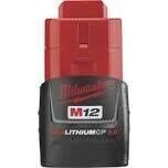 Milwaukee M12 3AH Battery