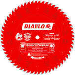 Diablo D1040X Circular Saw Blade, 10&quot; 40T