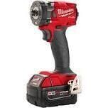 Milwaukee M18 Fuel 3/8Dr Compact Impact Wrench Kit, 250Ft Lbs, w/Oil Resist Batteries