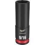 MILWAUKEE SHOCKWAVE™ Impact Duty 3/8&quot; Deep Well Socket 9/16&quot;