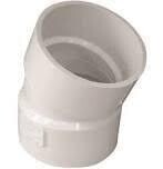 CANPLAS 414206BC PVC S&amp;D Ell, 6&quot; 22-1/2Deg