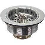 Danco 81077 Spin-N-Grip Polished Stainless Steel Sink Strainer/Basket Assy, 3-1/2&quot;