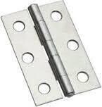 National Hardware N146-258 Narrow Hinges, 2-1/2&quot; Znc Pltd