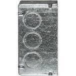 Raco 8670 Steel Handy Box, W/1/2&quot;KO, 4&quot;LX2&quot;WX2-1/8&quot;D, 16.5cu-in