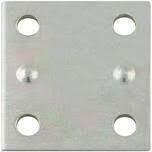 National Hardware N220-087 V119 Mending Brace, 1-1/2&quot; Znc Pltd  4Pk