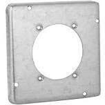Raco 888 Square Single Receptacle Cover w/2.625&quot;Dia Hole