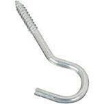 National N220-863 Screw Hook, 1/4"X4-1/4",  60Lb WLL