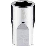 Milwaukee 3/8&quot; Drive SAE Shallow Socket, 7/16&quot;