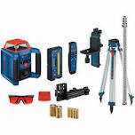 Bosch GRL2000-40HVK Rotary Laser Kit, 2000Ft