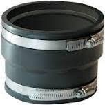 Fernco P1070-44 Coupler, 4&quot; S&amp;DX4&quot; Field Tile