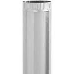 Imperial GV0380 Galv 26Ga Stove Pipe, 6&quot;X24&quot;