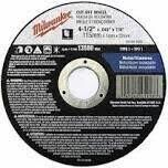 Milwaukee Hi-Speed Flat Metal Cut-off Disc, 5&quot;X.045&quot;X7/8&quot;