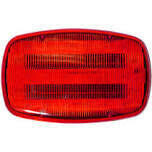Peterson Mfg Red Led Warning Flasher with Magnetic Mount
