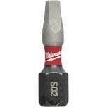 Milwaukee 48-32-4605 #2X1&quot; Square Drive Impact Bit, 5-Pk