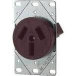 Eaton 32B Flush Mount Range Receptacle, 50A 3-Wire