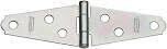 National Hardware N127-365 Strap Hinges, 2" Znc Pltd  2Pk