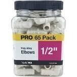 Apollo PXPAE1265JR Poly Pex Ell, 1/2&quot; 65pk