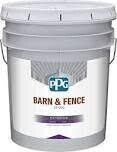 PPG Glidden GLBFEX10WH05 White Latex Barn &amp; Fence Paint, 5Gal