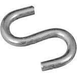 National Hardware N121-616 Open S-Hooks, 1-1/2&quot; Znc Pltd