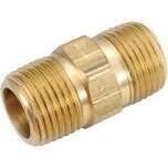 Anderson Metals Brass Pipe Nipple, 1/4&quot;XClose