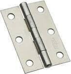 National Hardware N146-373 Narrow Hinges, 3&quot; Znc,  2Pk