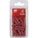 GB 20-121 Red Butt Splices, 22-18Ga, 22Pk
