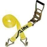 S-Line 557-WHK Ratchet Strap, 2&quot;x27Ft w/J-Hooks, 3333Lb