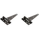 National Hardware N129-155 Black 6&quot; T-Hinges