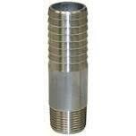 Merrill Mfg Stainless Steel Male Adaptor, 1&quot; Barb X 3/4&quot;MP