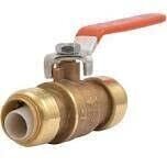 Sharkbite Ball Valve, 3/4&quot;