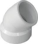 CANPLAS 192421P PVC DWV Street Ell, 1-1/2&quot;  45Deg