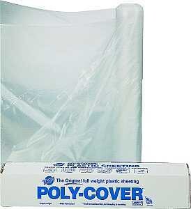 Orgill Poly 4X10-C Clear Plastic Sheeting,10&#39;X100Ft 4-Mil