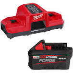 Milwaukee M18 Forge™ Dual Bay Super Charger Starter Kit w/1 Forge 6.0 Battery