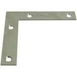 National Hardware N114-116 Corner Brace, 4&quot;X3/4&quot; Znc Pltd  4Pk