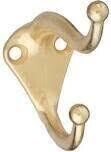 National Hardware N154-575 Brass Coat/Hat Hook