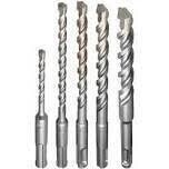 Milwaukee 48-20-7490 SDS+ Masonry 2-Cutter Drill Bit Set, 5Pc
