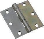 National Hardware N195-651 Broad Hinges, 3&quot; Znc Pltd