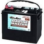 Deka Deep Cycle Battery, Grp27 200 MIN.@25AMPS (12)