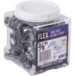 Halex 3/8&quot; MC 1-Hole Straps, 200-Ct