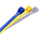 GB 10095VDV Asst Colors Nylon Cable Ties, 4&quot;-8&quot; 200Pcs