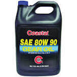 Coastal 12450 Gear Oil, 80W90 1-Gal