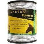 Zareba PR656W6-Z White 6-Conductor PolyRope, 656Ft