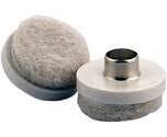 Shepherd Hardware 9933 Almond Nail-On Felt Guard, 7/8&quot;