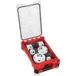 Milwaukee 10-Pc. Hole Saw Kit in a PackOut, 1-1/2&quot; to 4-1/4&quot;