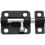 National Hardware N151-431 Standard Barrel Bolt, 2-1/2&quot; Black