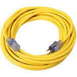 Yellow Pro-Style Extension Cord, 12/3X100&#39;