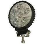 Round Led Work Lamp, 4-1/2&quot;, Flood Pattern, 1440Lm