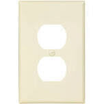 Eaton PJ8LA Unbreakable Polycarbonate LT Almond 1G Mid-Sized Duplex Receptacle Cover