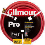 Gilmour 886501-1001 Red Commercial Rubber Hose, 5/8&quot;X50Ft